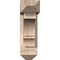 Ekena Millwork Balboa Arts and Crafts Smooth Bracket w/ Offset Brace, Douglas Fir, 5 1/2"W x 18"D x 18"H BKT0604X18X18BOA03SDF - alternate 4